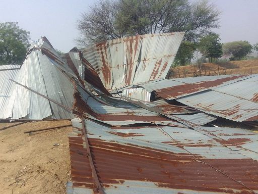 राजपत्रिका : आंधी-तूफान से मुरली में गौशाला को भारी नुकसान KSHITITECH