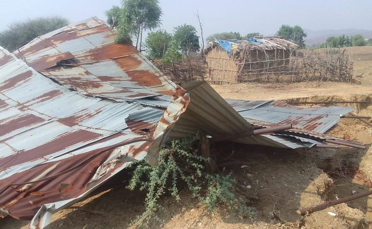 राजपत्रिका : आंधी-तूफान से मुरली में गौशाला को भारी नुकसान KSHITITECH