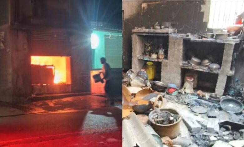 राजपत्रिका : सक्ती - घर में अचानक ब्लास्ट हुआ गैस सिलेंडर, आग बुझाने की कोशिश में 9 लोग झुलसे, 6 की हालत नाजुक KSHITITECH