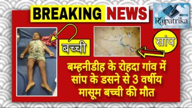 राजपत्रिका : बम्हनीडीह के रोहदा गांव में सांप के डसने से 3 वर्षीय मासूम बच्ची की मौत KSHITITECH